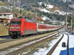 101 097 mit Turnuszug 13375 in Braz am 26.02.2011    Lg