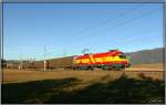 EM Taurus 1116 232 Spanien fhrt mit einem Gterzug von Villach nach Wien.