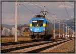 EM-Lok 1116 029 Schweden fhrt als Lokzug von Knittelfeld nach Zeltweg.