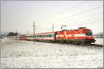 EM-Lok 116 005 sterreich fhrt mit IC 534 von Villach nach Wien.
23.11.2008