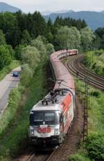 1116 246 (Bundesheer) mit OEC 569 in Rosenheim (27.05.2007)