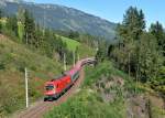 1116 027 mit EC 111 am 16.09.2012 unterwegs bei Bad Hofgastein.