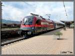 Railjet Taurus 1116 200-5 Wifi Karriere - Express Bahnhof Knittelfeld 5.5.2007