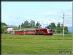 Railjet Taurus 1116 200-5 Wifi Karriere - Express kurz vor Zeltweg 13.05.2007