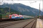 Die Wien Sdbahnhofer 1116 041 hat in Mnchen Hbf den IC 87  TIEPOLO , nach Venezia Santa Lucia, bernommen und wird ihn am Brenner an die Trennitalia bergeben.