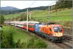 Werbelok 1116 250  Feuerwehr Notruf 122  fhrt mit IC 534 von Villach nach Wien.