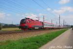 Eine von vielen...kann man schon sagen,an diesem Tag:Railjet-Lok 1116 207-0 mit BB IC 546  Spa-Hotel Almesberger  Wien Westbahnhof - Salzburg Hbf.