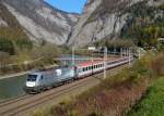 1116 141 mit einem OIC nach Innsbruck am 02.11.2014 bei Stegenwald.