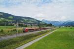 RJX 1262  Kitzbüheler Alpen  ist seit geraumer Zeit der Ersatz für die einst von Wien über die Giselabahn nach Tirol verkehrenden Intercity-Züge.