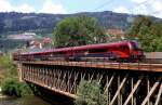 Railjet mit 1116 201 auf Testfahrt  Leoben  14.05.08