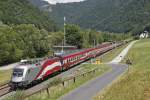 1116 249 als RJ557 zwischen Bruck/Mur und Pernegg am 23,06.2014.