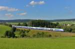 Der Ski-Austria-Railjet am 03.08.2015 bei Pöndorf. 