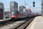 Einfahrt eines Railjet aus Wien in den Hbf.Zürich.17.03.16