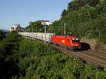 Die 1116 080 mit einem Güterzug am 28.06.2019 unterwegs bei Melk.