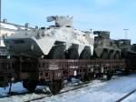 Laads 2181 433 6006-1 mit  Albino  Radpanzer Pandur_2006-01-28 (Bhf.