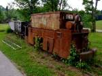 Ausgedient, haben Lok.Nr.:2139 und die Hunte beim WTK-Kohlebergbau in Hinterschlagen; 120623