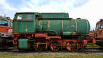 Diese Dampfspeicherlokomotive Typ C 17 F wurde 1954 bei Krauss-Maffei gebaut. (Lokpark Ampflwang, August 2020)