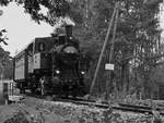 Die Dampflokomotive 88.103 im Einsatz für die Rosentaler Dampfzüge. (Ferlach, September 2019)