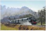 Dampflok 88.103 mit einem Krampuszug von Weizelsdorf nach Ferlach. Nhe Laiplach, 28.11.2009.