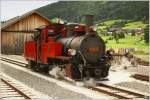 Heeresfeldbahnlokomotive HF 160 D (BB 699.01) beim Strzen in Mauterndorf.Sie wurde 1944 von Socit Franco-Belge gebaut.