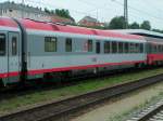 Speisewagen WRmz (73 81 88-91 306-0)ist am 1.Juli 2006 im EC25 eingereiht 