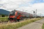 Rame Railjet en essais vers Granges-Sud 08 juillet 2008