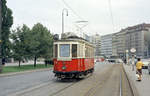 Wien: Die Wiener Straßenbahnen vor 50 Jahren: SL 78 (K 2422 (Simmeringer Waggonfabrik 1913)) I, Innere Stadt, Franz-Josefs-Kai / Marienbrücke am 25.