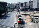 Wien Wiener Stadtwerke-Verkehrsbetriebe (WVB) SL 167 (E1 4468 (Lohnerwerke 1967)) I, Innere Stadt / IV, Wieden, Karlsplatz am 16.