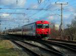 80 73 055-0 mit Zugleistung REX7624 auf der Ostbahn bei km39-8;110120
