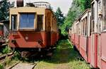 Bei der Lendcanaltramway Klagenfurt waren zeitenweise bis zu 40 Wagen verschiedener Herkunft vorhanden.