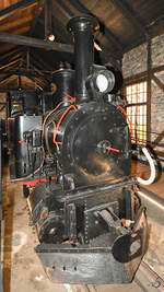Die bei Kraus (Linz) gebaute Dampflokomotive 2341/90  Nr. 4  der Salzkammergut-Lokalbahn(SKGLB) stammt aus dem Jahr 1916 und ist im Museum der Ischler Bahn in Mondsee ausgestellt. (August 2020)