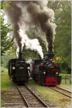 Auf der Steyrtalbahn fahren 298.102 & 764.007 mit zwei Sonderzgen von Steyr nach Grnburg. Auch diese Fahrt war ein Programmpunkt der IGE sterreichtour. 
Pergern 24.8.2012 
