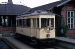 Linz Pöstlingbergbahn: Tw VIII Bergbahnhof Urfahr am 16. Juni 1971. - Scan eines Diapositivs. Kamera: Minolta SRT-101.