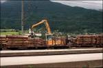 Holzentladung in Schwaz.