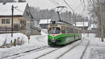 Graz 

Graz Linien TW 584 als Linie 1 in St. Johann, 07.02.2012. 