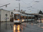 Graz. Der 26. November 2021 wer ein historischer Tag für die Straßenbahn in Graz. Noch nie wurden in Graz zwei Neubaustrecken auf einmal geöffnet wie an diesem Freitag im Spätherbst. Die geplante Eröffnungsfeier konnte aufgrund der hohen Inzidenz der Covid-19. Fälle nicht stattfinden, auch das Wetter ließ zu wünschen übrig. Variobahn 206 konnte ich auf der Neubaustrecke nach Smart City in der Waagner-Biro-Straße fotografieren.