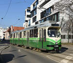 Dem Gründer der Andritzer Maschinenfabrik Josef Körösi zu Ehren wurde die Körösistraße benannt.
In ebendieser fotografierte ich Anfang Februar 2025 den Triebwagen 503 auf seinem Weg von Andritz nach Puntigam (Linie 5).