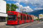 Innsbruck 

IVB Flexity 373 als Linie 5 in der Amraser Strasse, 13.06.2020. 