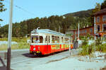 TW 87 der Innsbrucker Mittelgebirgsbahn (Linie 6).