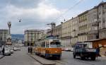 Linz ESG SL K (Lohner GT6 64) Hauptplatz am 16. Juni 1971. - Scan von einem Farbnegativ. Film: Kodacolor X. Kamera: Kodak Retina Automatic II.