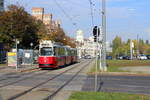 Wien Wiener Linien SL 31 (E2 4060 + c5 1460) I, Innere Stadt. Franz-Josefs-Kai / Schottenring am 22. Oktober 2016.
