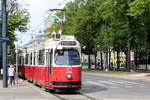 Wien Wiener Linien SL 71 (E2 4088 + c5) I, Innere Stadt, Universitätsring / Rathausplatz am 13.