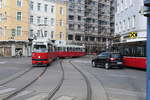 Wien Wiener Linien SL 26 (E1 4774 + c4 1310) XXI, Floridsdorf, Am Spitz.