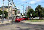 Wien Wiener Linien SL 5 (E1 4791 + c4 1323) II, Leopoldstadt, Praterstern am 28.