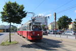 Wien Wiener Linien SL 25 (E1 4781 + c4 1320) XXI, Donaustadt, Erzherzog-Karl-Straße / Wagramer Straße am 26. Juni 2017.