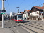 Wien Wiener Linien SL 26 (B 669) XXII, Donaustadt, Am Heidjöchl / Hasibederstraße am 14. Feber / Februar 2017. 