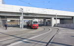 Wien Wiener Linien SL 26 (E1 4763 + c4 1309) XXII, Donaustadt, U-Bhf Hausfeldstraße am 14.
