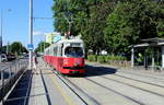 Wien Wiener Linien SL 26 (E1 4786 + c4 13xx) XXII, Donaustadt, Ziegelhofstraße (Hst.