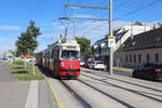 Wien Wiener Linien SL 26 (E1 4795 + c4 13xx) XXII, Donaustadt, Kagraner Platz / Kraygasse am 29.