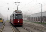 Wien Wiener Linien SL 6 (E2 4303) XI, Simmering, Simmeringer Hauptstraße am 16.